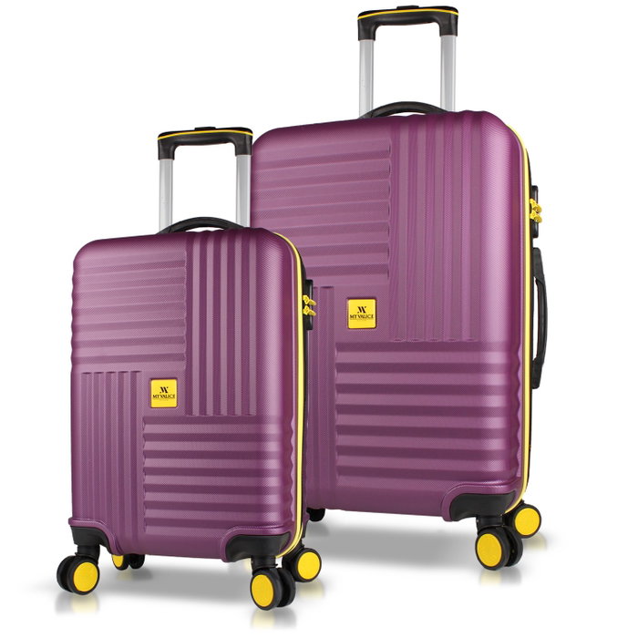 Zoozie Bags Set de Maletas de 2 Piezas en Damson Zoozie Bags Set de Maletas de 2 Piezas en Damson